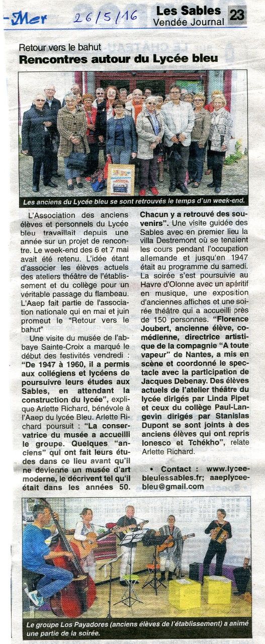 journal des Sables du 26-05-2016